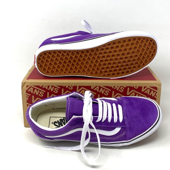 VANS Old Skool Low Top Purple Canvas Suede Women's Size Sneakers VN0A5KRSBEK - Picture 4 of 12